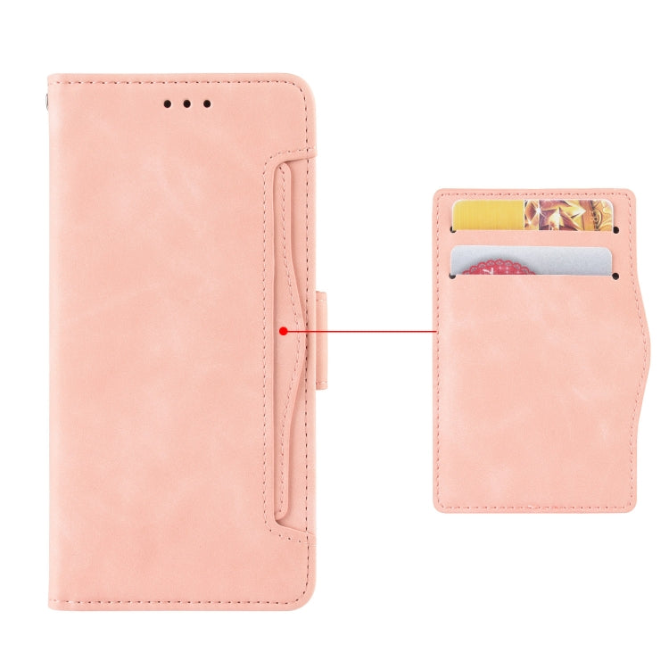 For Xiaomi Redmi K70 / K70 Pro 5G Skin Feel Calf Texture Card Slots Leather Phone Case(Pink) - K70 Pro Cases by buy2fix | Online Shopping UK | buy2fix