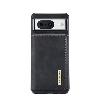 For Google Pixel 8 DG.MING M1 Series 3-Fold Multi Card Wallet + Magnetic Phone Case(Black) - Google Cases by DG.MING | Online Shopping UK | buy2fix