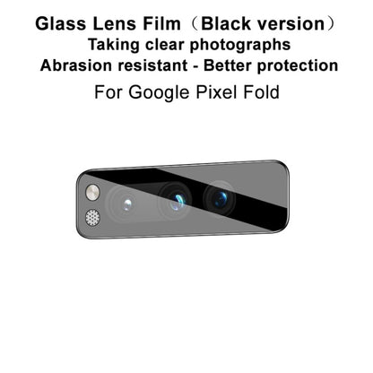 For Google Pixel Fold IMAK Rear Camera Lens Glass Film Black Version - Other by imak | Online Shopping UK | buy2fix