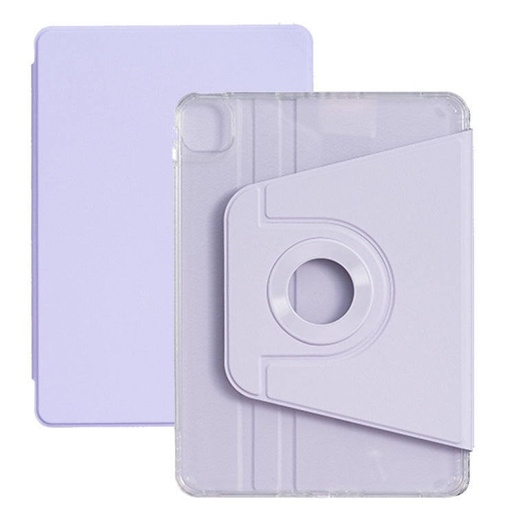 For iPad Pro 13 2024 Magnetic Split Leather Smart Tablet Case(Purple) - iPad Pro 13 2024 Cases by buy2fix | Online Shopping UK | buy2fix