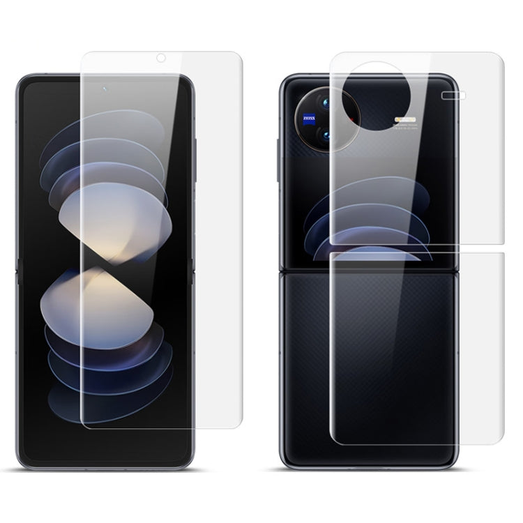 For vivo X Flip 1 Sets imak Curved Full Screen Hydrogel Film (Screen+Back) - vivo Tempered Glass by imak | Online Shopping UK | buy2fix