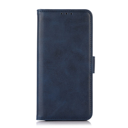 For iPhone 16 Pro Max Cow Texture Leather Phone Case(Blue) - iPhone 16 Pro Max Cases by buy2fix | Online Shopping UK | buy2fix