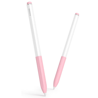 For Xiaomi Stylus Pen 2 Jelly Style Translucent Silicone Protective Pen Case(Pink) - Pencil Accessories by buy2fix | Online Shopping UK | buy2fix