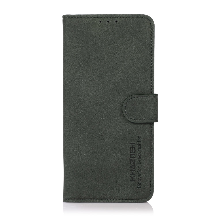 For OnePlus 12 KHAZNEH Matte Texture Leather Phone Case(Green) - OnePlus Cases by buy2fix | Online Shopping UK | buy2fix