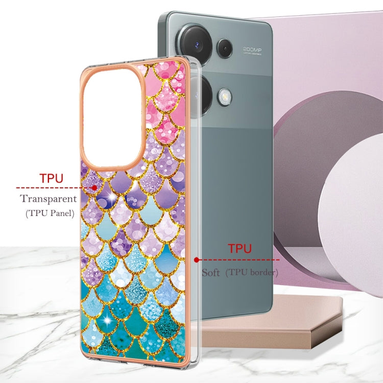 For Xiaomi Redmi Note 13 Pro 4G Global Electroplating IMD TPU Phone Case(Colorful Scales) - Note 13 Pro Cases by buy2fix | Online Shopping UK | buy2fix