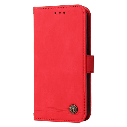 For iPhone 16 Pro Max Skin Feel Life Tree Leather Phone Case(Red) - iPhone 16 Pro Max Cases by buy2fix | Online Shopping UK | buy2fix