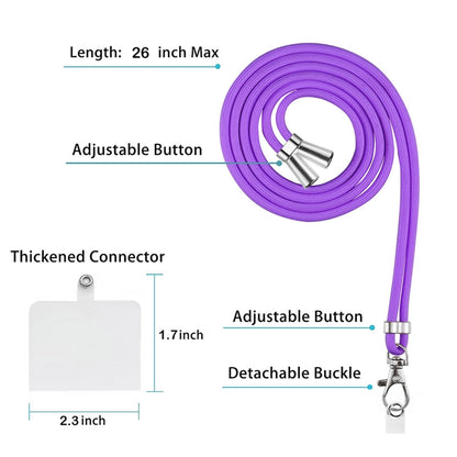 For OPPO Reno11 Pro 5G Global Electroplating Marble Dual-side IMD Phone Case with Lanyard(Purple 002) - Reno11 Pro Cases by buy2fix | Online Shopping UK | buy2fix