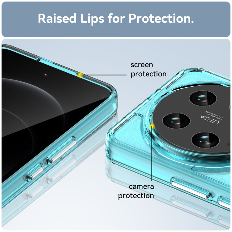 For Xiaomi 14 Ultra Candy Series TPU Phone Case(Transparent Blue) - 14 Ultra Cases by buy2fix | Online Shopping UK | buy2fix