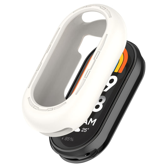 For Xiaomi Mi Band 8 Pure Color Silicone Watch Protective Case(Official White) - Watch Cases by buy2fix | Online Shopping UK | buy2fix