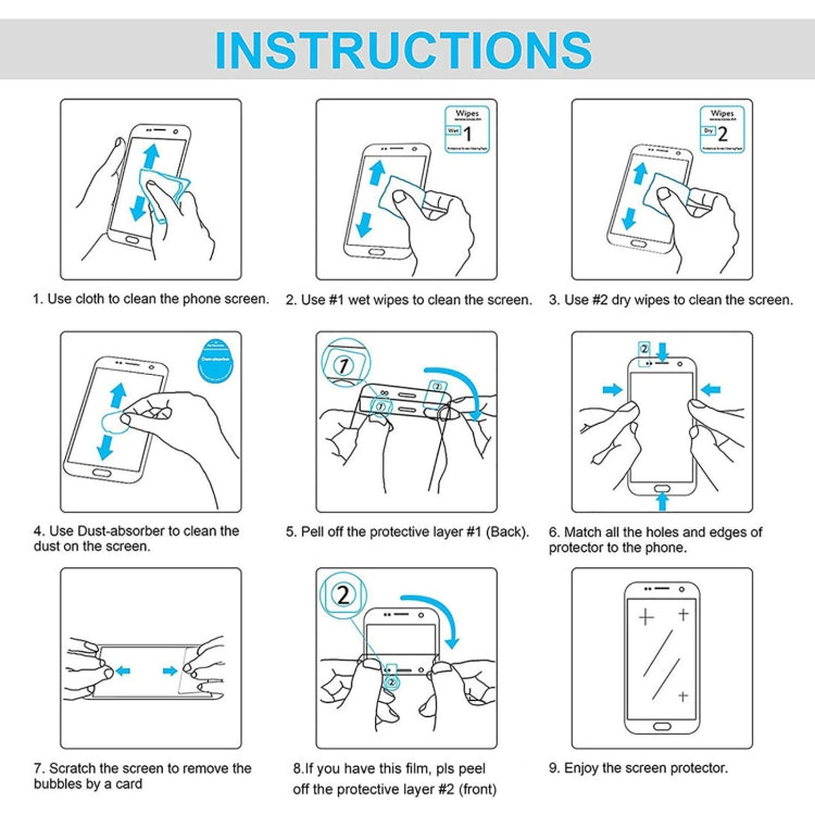 For Samsung Galaxy Tab S9 2pcs 9H 0.3mm Explosion-proof Tempered Glass Film - For Samsung Tab by buy2fix | Online Shopping UK | buy2fix