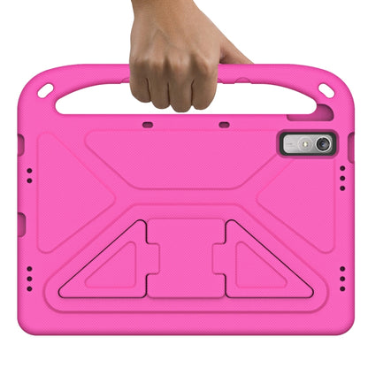 For Lenovo Pad Pro 2021 TB-J716F Handle Portable EVA Shockproof Tablet Case(Rose Red) - Lenovo by buy2fix | Online Shopping UK | buy2fix