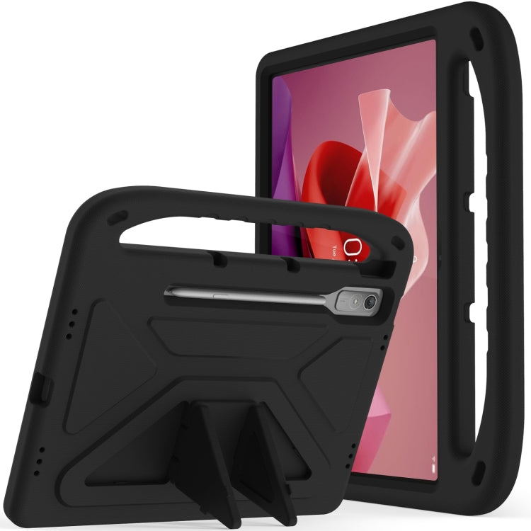 For Lenovo Tab P12 12.7 Handle Portable EVA Shockproof Tablet Case(Black) - Lenovo by buy2fix | Online Shopping UK | buy2fix