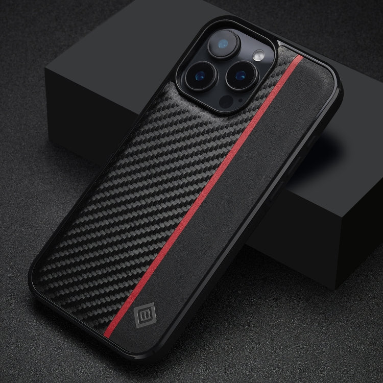 For iPhone 16 Pro Max LC.IMEEKE 3 in 1 Carbon Fiber Texture Shockproof Phone Case(Black) - iPhone 16 Pro Max Cases by LC.IMEEKE | Online Shopping UK | buy2fix