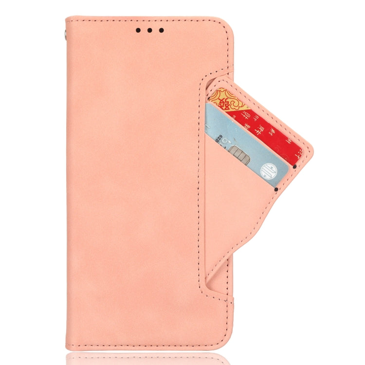 For Blackview A53 / A53 Pro Skin Feel Calf Texture Card Slots Leather Phone Case(Pink) - More Brand by buy2fix | Online Shopping UK | buy2fix