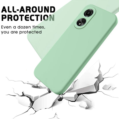 For Honor X5 Plus Pure Color Liquid Silicone Shockproof Phone Case(Green) - Honor Cases by buy2fix | Online Shopping UK | buy2fix