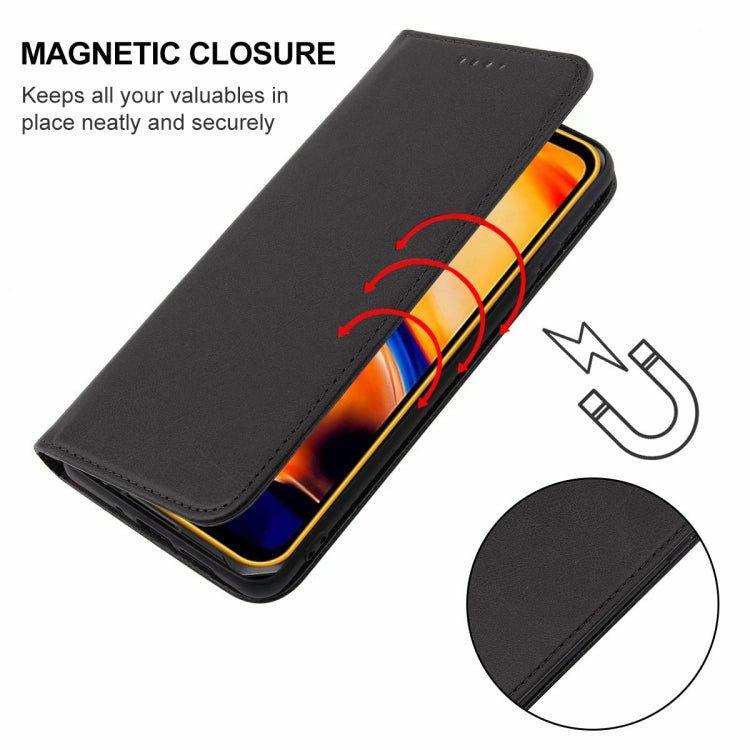 For Ulefone Armor X13 Magnetic Closure Leather Phone Case(Black) - Ulefone Cases by buy2fix | Online Shopping UK | buy2fix