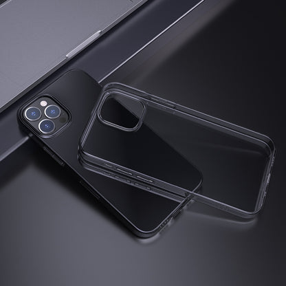 For iPhone 15 Pro hoco Light Series Soft TPU Phone Case(Transparent Black) - iPhone 15 Pro Cases by hoco | Online Shopping UK | buy2fix
