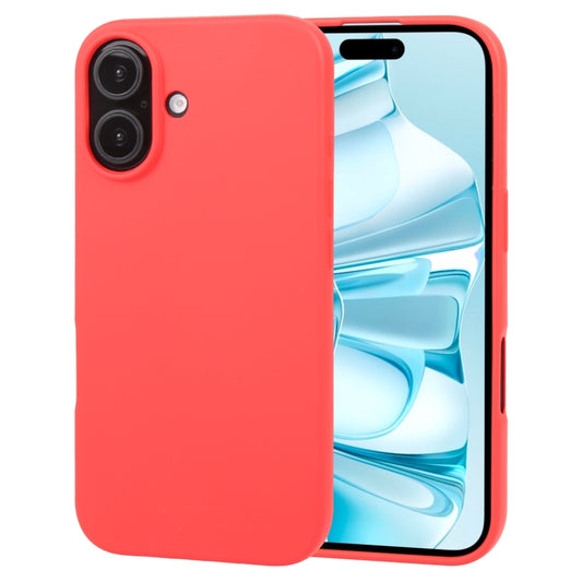 For iPhone 16 Plus GOOSPERY SOFT FEELING Liquid TPU Soft Phone Case(Red) - iPhone 16 Plus Cases by GOOSPERY | Online Shopping UK | buy2fix