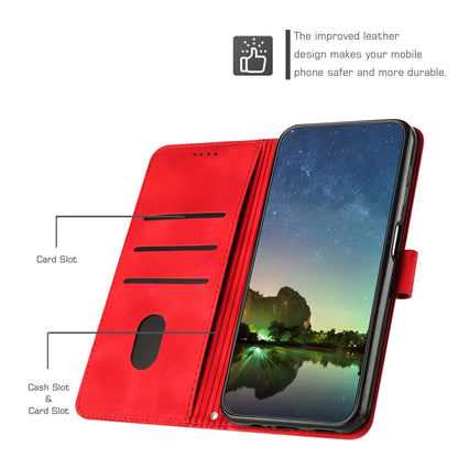 For Xiaomi Redmi Note 13 Pro 5G Dream Triangle Leather Phone Case with Lanyard(Red) - Note 13 Pro Cases by buy2fix | Online Shopping UK | buy2fix