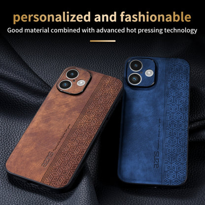 For iPhone 16 Plus AZNS 3D Embossed Skin Feel Phone Case(Sapphire Blue) - iPhone 16 Plus Cases by AZNS | Online Shopping UK | buy2fix