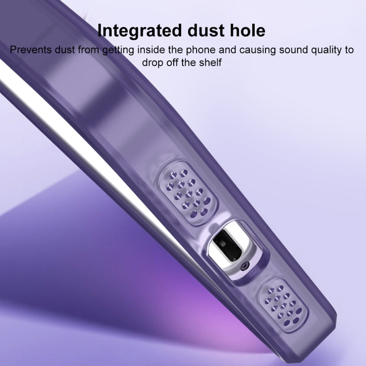 For iPhone SE 2022 / 2020 / 8 / 7 MagSafe Frosted Translucent Mist Phone Case(Dark Purple) - iPhone SE 2022 / 2020 / 8 / 7 Cases by buy2fix | Online Shopping UK | buy2fix