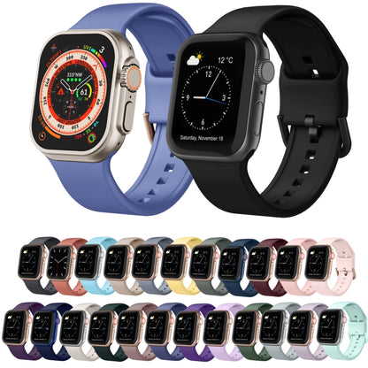 For Apple Watch Ultra 2 49mm Pin Buckle Silicone Watch Band(Violet Gray) - Watch Bands by buy2fix | Online Shopping UK | buy2fix