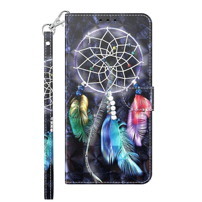 For Samsung Galaxy S24 Ultra 5G 3D Painted Leather Phone Case(Colorful Dreamcatcher) - Galaxy S24 Ultra 5G Cases by buy2fix | Online Shopping UK | buy2fix