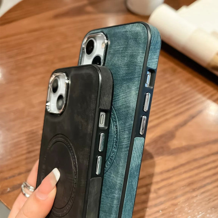 For iPhone 11 Pro Max Side PU Hybrid TPU Magsafe Phone Case(Blue) - iPhone 11 Pro Max Cases by buy2fix | Online Shopping UK | buy2fix