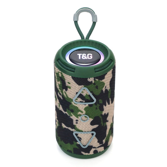 T&G TG-656 Portable Wireless 3D Stereo Subwoofer Bluetooth Speaker Support FM / LED Atmosphere Light(Camouflage) - Desktop Speaker by T&G | Online Shopping UK | buy2fix