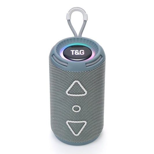 T&G TG-656 Portable Wireless 3D Stereo Subwoofer Bluetooth Speaker Support FM / LED Atmosphere Light(Grey) - Desktop Speaker by T&G | Online Shopping UK | buy2fix