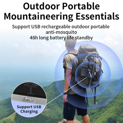 709 Outdoor Camping Ultrasonic Portable Mosquito Repeller(Black) - Outdoor Insect Repellent by buy2fix | Online Shopping UK | buy2fix