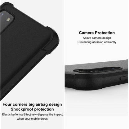 For Huawei Mate 60 Pro imak Shockproof Airbag TPU Phone Case(Matte Grey) - Huawei Cases by imak | Online Shopping UK | buy2fix