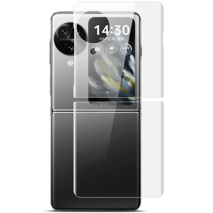 For OPPO Find N3 Flip imak Full Screen Hydrogel Film Front Screen + Back Protector Set - Find N3 Flip Tempered Glass by imak | Online Shopping UK | buy2fix