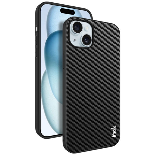 For iPhone 15 IMAK LX-5 Series Shockproof PC + PU + TPU Protective Phone Case(Carbon Fiber Texture) - iPhone 15 Cases by imak | Online Shopping UK | buy2fix