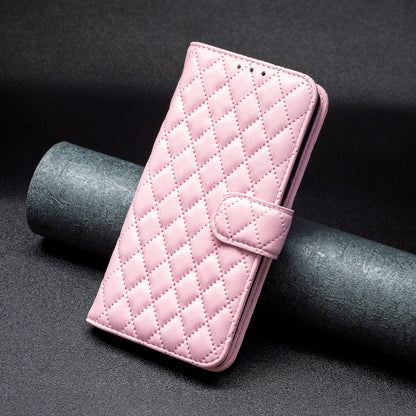 For Xiaomi Redmi K70 / K70 Pro Diamond Lattice Wallet Leather Flip Phone Case(Pink) - K70 Pro Cases by buy2fix | Online Shopping UK | buy2fix