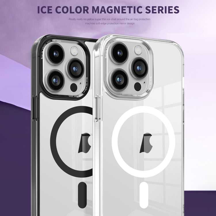 For iPhone 13 Ice Color Magnetic Series PC + Acrylic Magsafe Phone Case(Green) - iPhone 13 Cases by buy2fix | Online Shopping UK | buy2fix