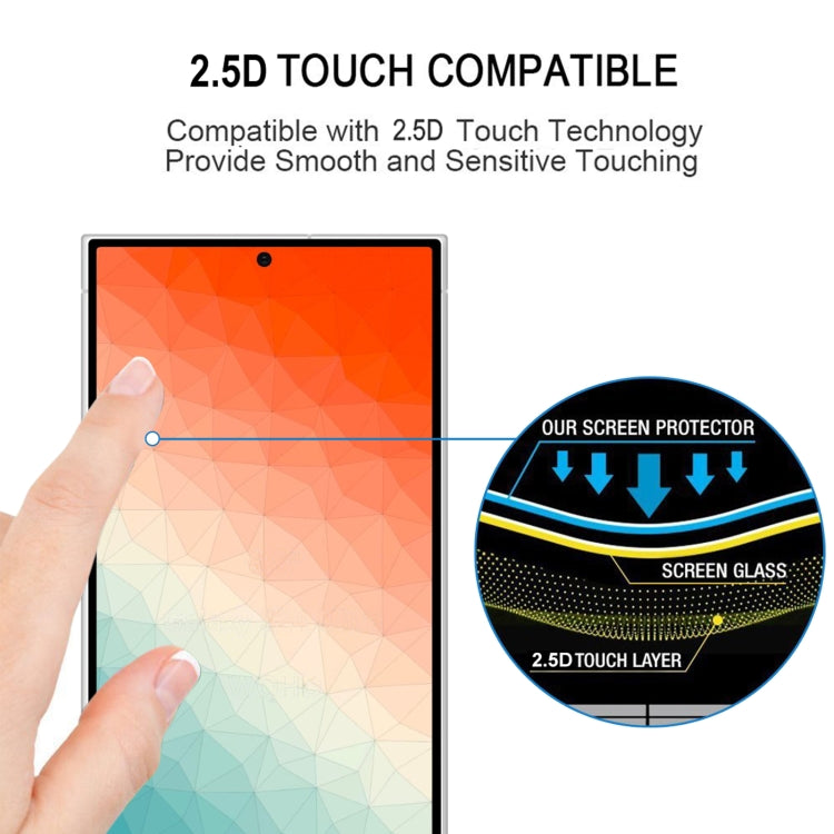 For Samsung Galaxy S24 Ultra 5G 25pcs Full Glue Screen Tempered Glass Film, Support Fingerprint Unlocking - Galaxy S24 Ultra 5G Tempered Glass by buy2fix | Online Shopping UK | buy2fix