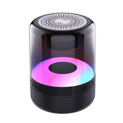 T&G TG369 Portable mini LED Wireless Bluetooth Speaker(Black) - Mini Speaker by T&G | Online Shopping UK | buy2fix