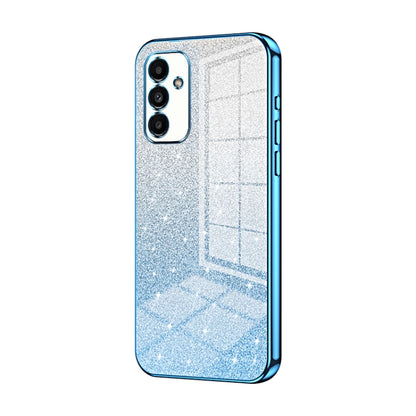 For Samsung Galaxy A14 5G Gradient Glitter Powder Electroplated Phone Case(Blue) - Galaxy Phone Cases by buy2fix | Online Shopping UK | buy2fix