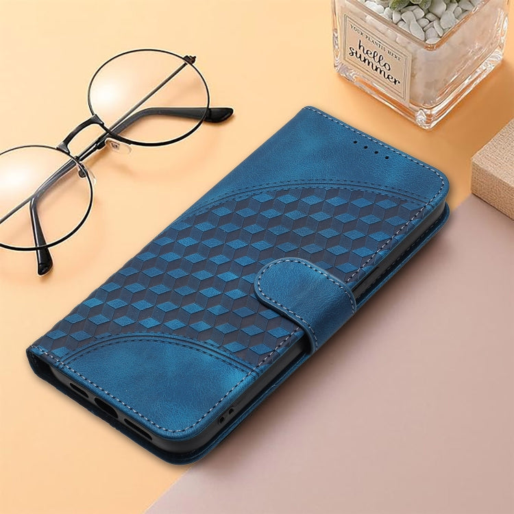 For Xiaomi Redmi K70 YX0060 Elephant Head Embossed Phone Leather Case with Lanyard(Royal Blue) - K70 Cases by buy2fix | Online Shopping UK | buy2fix