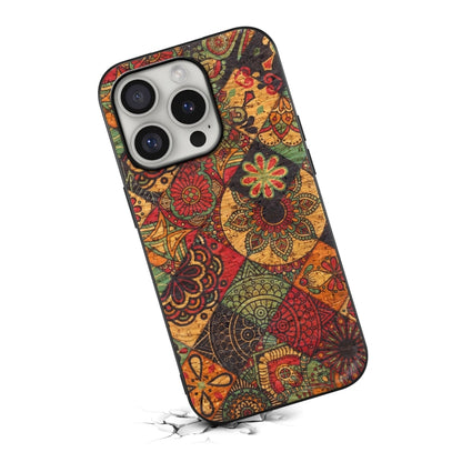 For iPhone 16 Pro Max Four Seasons Flower Language Series TPU Phone Case(Autumn Yellow) - iPhone 16 Pro Max Cases by buy2fix | Online Shopping UK | buy2fix