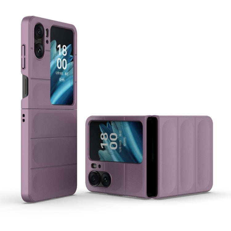 For OPPO Find N2 Flip Magic Shield Fold PC Shockproof Phone Case(Purple) - Find N2 Flip Cases by buy2fix | Online Shopping UK | buy2fix