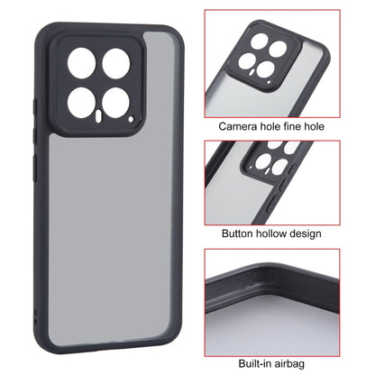 For Xiaomi 14 Fine Pore Matte Black TPU + PC Phone Case - 14 Cases by buy2fix | Online Shopping UK | buy2fix