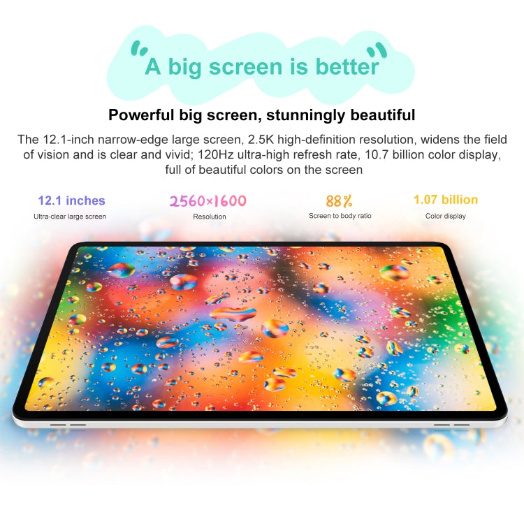 Honor Tablet 9 12.1 inch WiFi, Standard 12GB+256GB, MagicOS 7.2 Snapdragon 6 Gen1 Octa Core 2.2GHz, Not Support Google Play(Grey) - Huawei by Huawei | Online Shopping UK | buy2fix