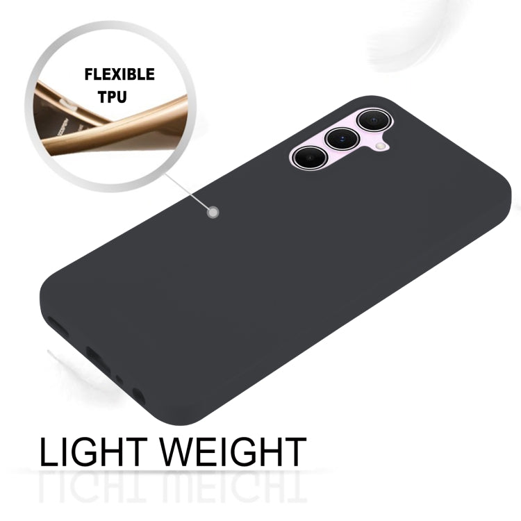 For Samsung Galaxy A55 GOOSPERY SOFT FEELING Liquid TPU Soft Phone Case(Black) - Galaxy Phone Cases by GOOSPERY | Online Shopping UK | buy2fix