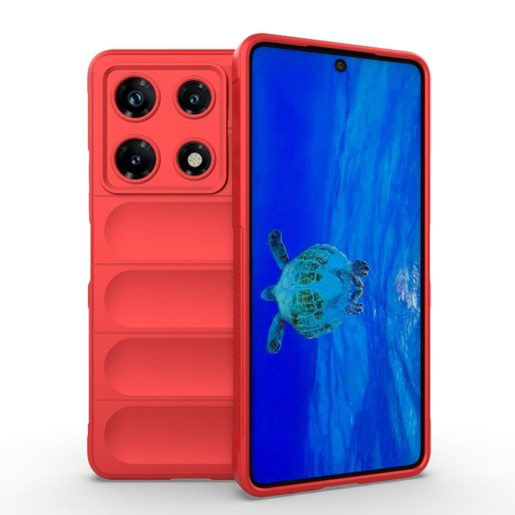 For Infinix Note 30 Pro X6788 Magic Shield TPU + Flannel Phone Case(Red) - Infinix Cases by buy2fix | Online Shopping UK | buy2fix