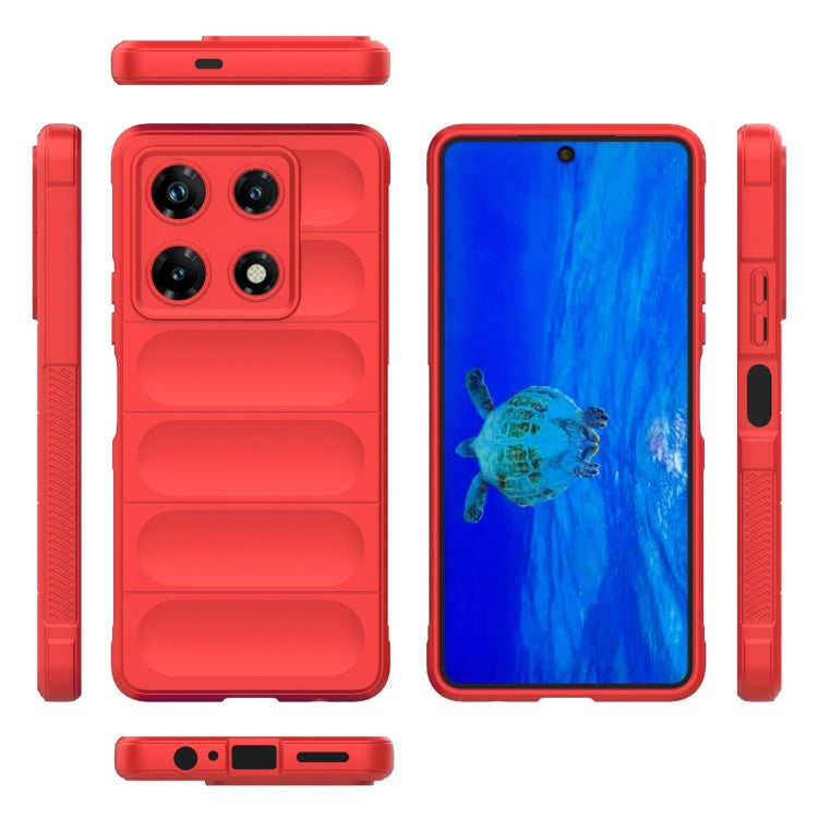 For Infinix Note 30 Pro X6788 Magic Shield TPU + Flannel Phone Case(Red) - Infinix Cases by buy2fix | Online Shopping UK | buy2fix