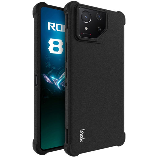 For Asus ROG Phone 8 / Phone 8 Pro imak Shockproof Airbag TPU Phone Case(Matte Black) - ASUS Cases by imak | Online Shopping UK | buy2fix