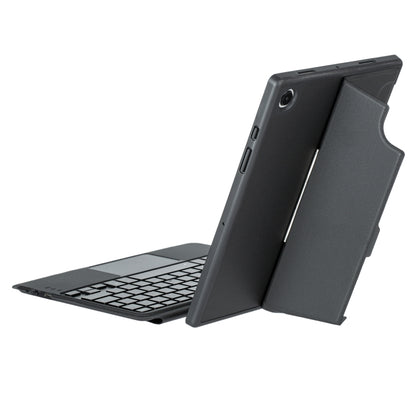 For Samsung Galaxy Tab A9+ X210 TA09B-AS Pen Tray Style Detachable Bluetooth Keyboard Leather Case with Touch Backlight(Black) - Samsung Keyboard by buy2fix | Online Shopping UK | buy2fix