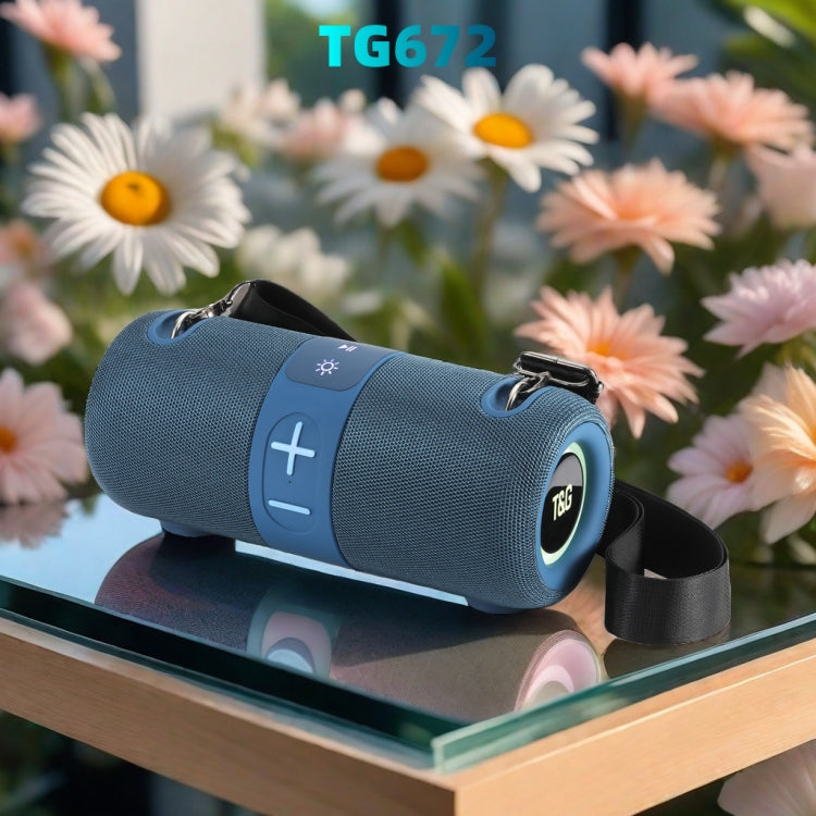 T&G TG-672 Outdoor Portable Subwoofer Bluetooth Speaker Support TF Card(Black) - Desktop Speaker by T&G | Online Shopping UK | buy2fix